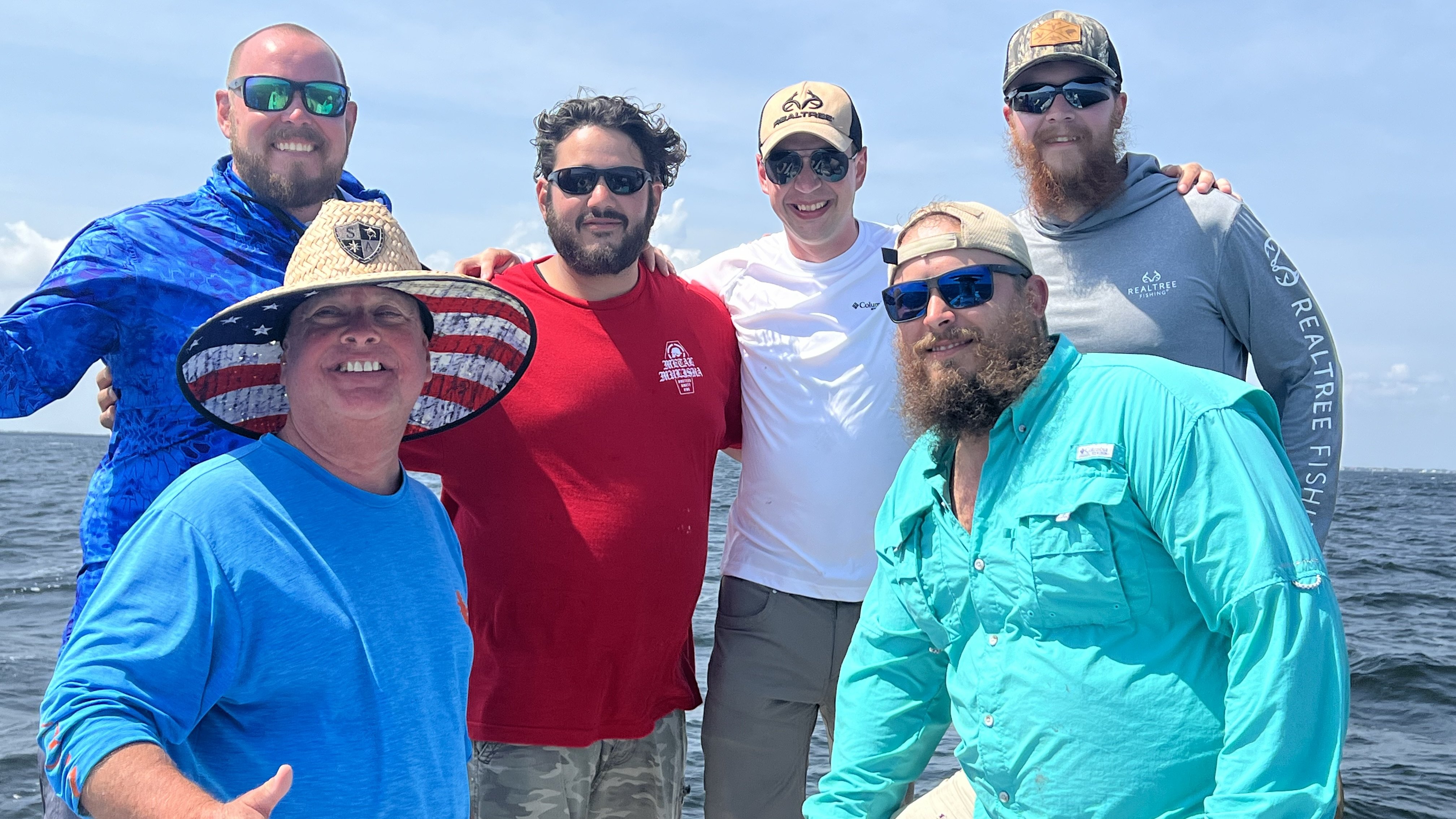 Eagle 6 Adventures veterans group on the water